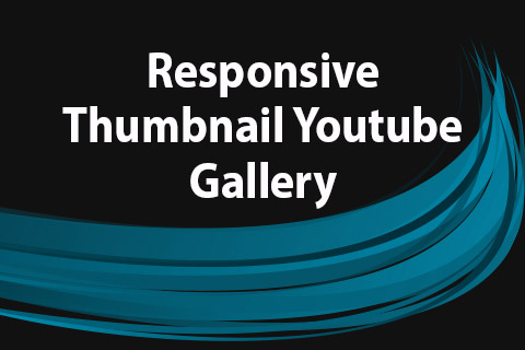 JoomClub Responsive Thumbnail Youtube Gallery