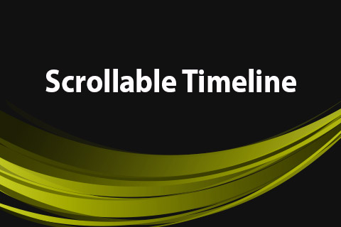 Joomla расширение JoomClub Scrollable Timeline