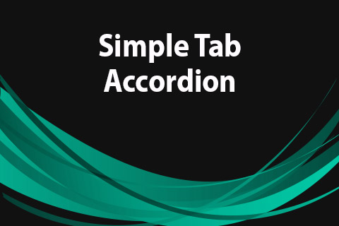 Joomla расширение JoomClub Simple Tab Accordion