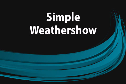 Joomla расширение JoomClub Simple Weathershow