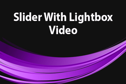JoomClub Slider With Lightbox Video