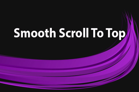 Joomla расширение JoomClub Smooth Scroll To Top