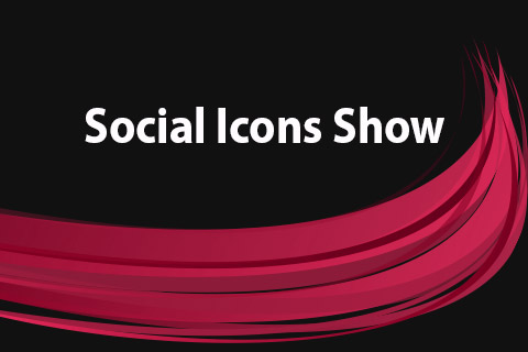 JoomClub Social Icons Show