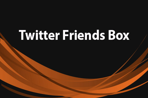 Joomla расширение JoomClub Twitter Friends Box