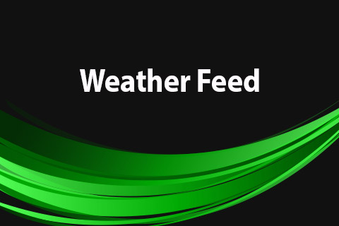 Joomla расширение JoomClub Weather Feed