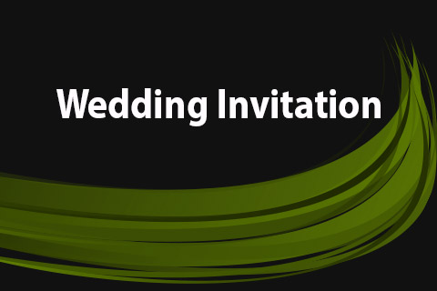 JoomClub Wedding Invitation