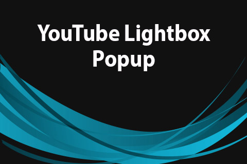 JoomClub YouTube Lightbox Popup