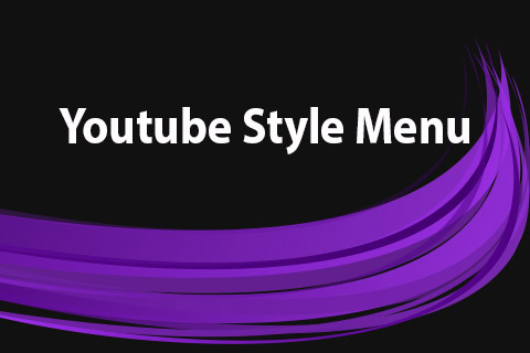 Joomla расширение JoomClub Youtube Style Menu