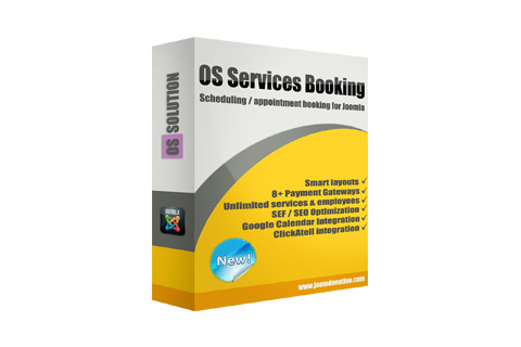 Joomla расширение OS Services Booking