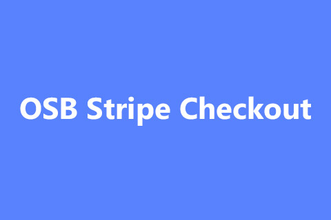 Joomla расширение OSB Stripe Checkout