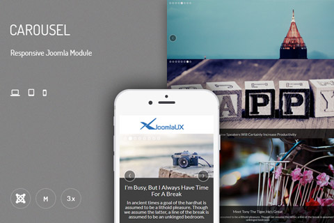 Joomla расширение JUX Carousel