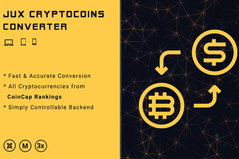 JUX Cryptocoins Converter