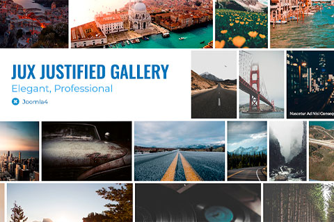 Joomla расширение JUX Justified Gallery