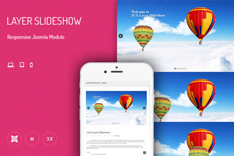 Joomla расширение JUX Layer Slideshow