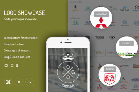 Joomla расширение JUX Logo Showcase