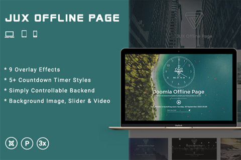 Joomla расширение JUX Offline Page