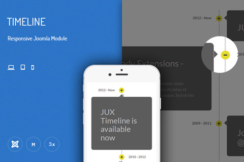 Joomla расширение JUX Timeline