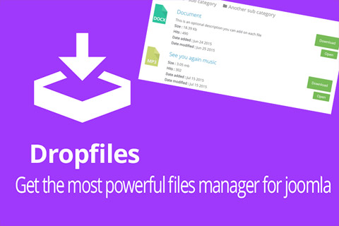 Joomla расширение JoomUnited DropFiles