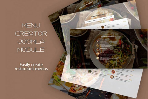 Joomla расширение MX Menu Creator