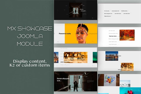 Joomla расширение MX Showcase