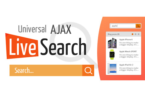 Offlajn Universal AJAX Live Search