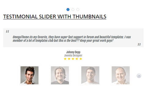 Joomla расширение OT Testimonials Slider