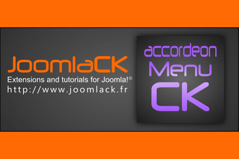 Joomla расширение Accordeon Menu CK