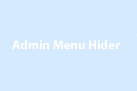 Admin Menu Hider