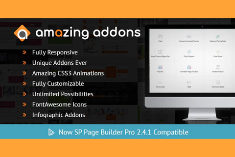 Joomla расширение Amazing Addons For SP Page Builder
