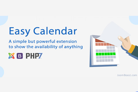 Joomla расширение Easy Calendar