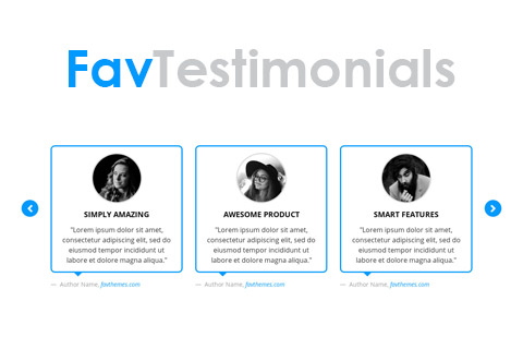 Joomla расширение FavTestimonials