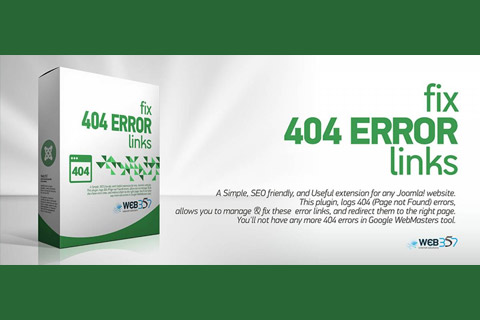 Joomla расширение Fix 404 Error Links