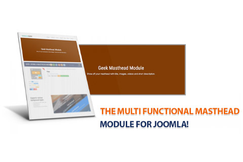 Joomla расширение Geek Masthead