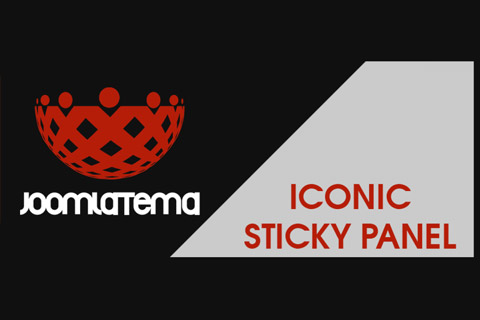Joomla расширение Iconic Sticky Panel