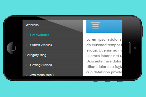 Joomla расширение JMS Responsive Menu