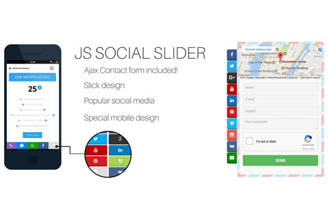 Joomla расширение JS Social Slider