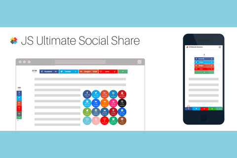 Joomla расширение JS Ultimate Social Share