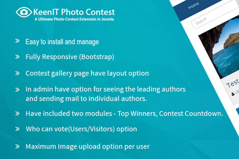 Joomla расширение KeenIT Photo Contest