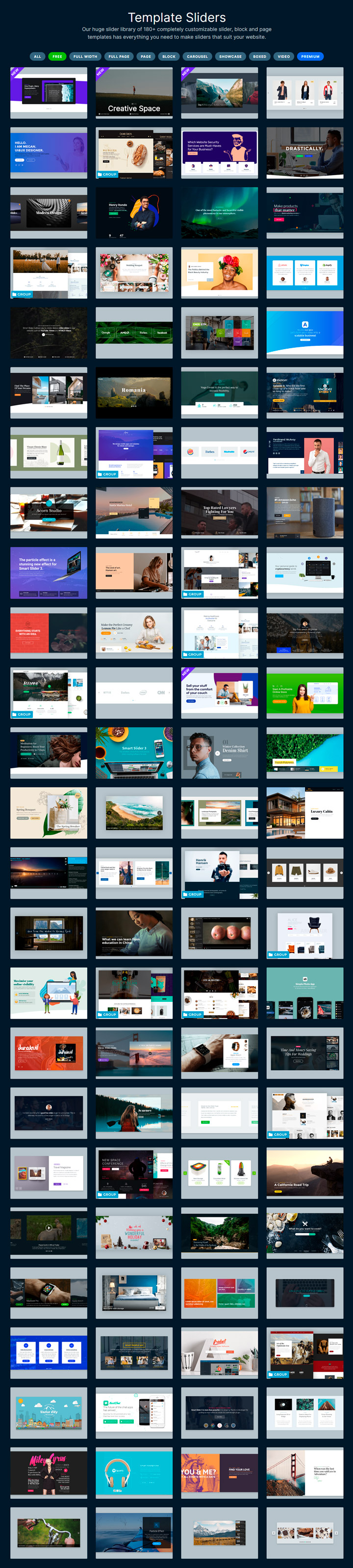 Шаблоны для Nextend Smart Slider 3 Pro Nextend Smart Slider 3 Pro Templates
