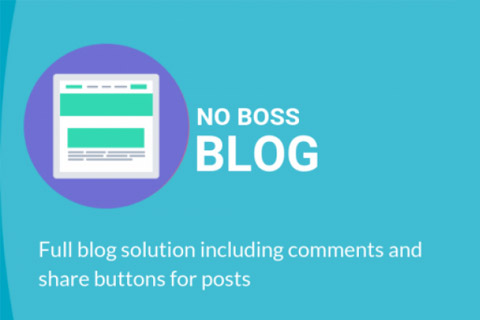 Joomla расширение No Boss Blog