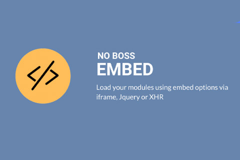 Joomla расширение No Boss Embed Pro