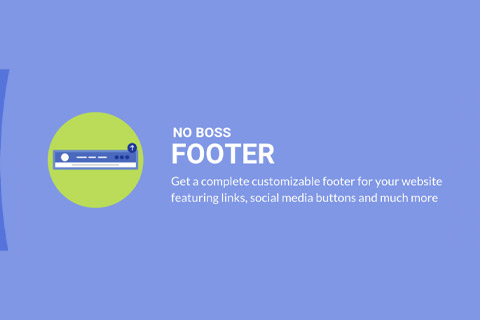 Joomla расширение No Boss Footer Pro