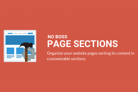 Joomla расширение No Boss Page Sections Pro