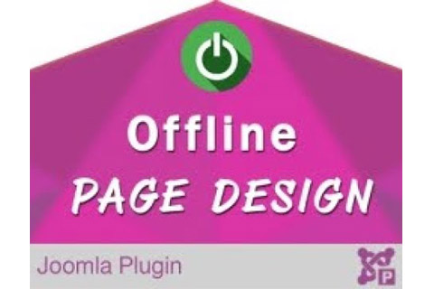 Joomla расширение Offline Page Design