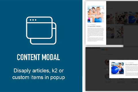 Joomla расширение OL Content Modal