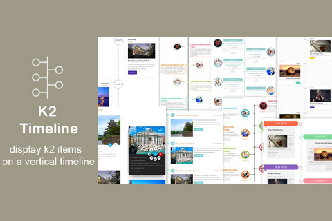 Joomla расширение OL K2 Timeline