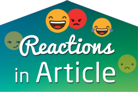 Joomla расширение Reaction in Article