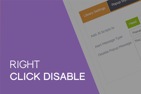 Right Click Disable