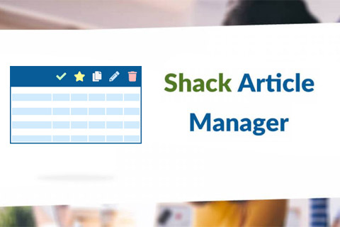 Shack Article Manager Pro