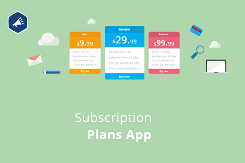 Subscription Plans App for DJ-Classifieds